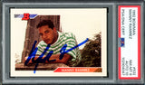 Manny Ramirez Autographed 1992 Bowman Rookie Card #532 Boston Red Sox PSA 8 Auto Grade Gem Mint 10 PSA/DNA #102904047