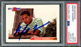 Manny Ramirez Autographed 1992 Bowman Rookie Card #532 Boston Red Sox PSA 8 Auto Grade Gem Mint 10 PSA/DNA #102904047