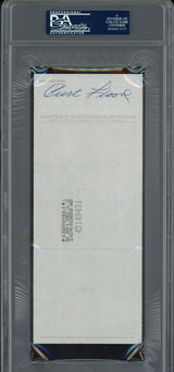Curt Flood Autographed 3.5x8.5 Check St. Louis Cardinals (Signed Twice) PSA/DNA #83933914