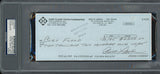 Curt Flood Autographed 3.5x8.5 Check St. Louis Cardinals (Signed Twice) PSA/DNA #83933915