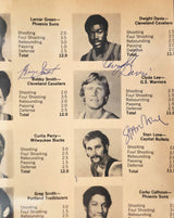 John Brisker Autographed 7x11 Magazine Page Photo Seattle Supersonics With 8 Total Signatures Beckett BAS #17402407