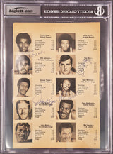 John Brisker Autographed 7x11 Magazine Page Photo Seattle Supersonics With 8 Total Signatures Beckett BAS #17402407