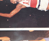 Wilt Chamberlain & Elgin Baylor Autographed 7x11 Magazine Page Photo (Dave Bing on Back) Beckett BAS #17402413