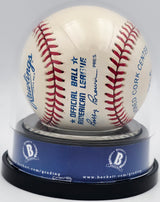 Joe DiMaggio Autographed Official AL Baseball New York Yankees Auto Grade Gem Mint 10 Beckett BAS #17404559