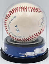 Carl Yastrzemski Autographed Official AL Baseball Boston Red Sox Auto Grade Mint 9 Beckett BAS #17857614