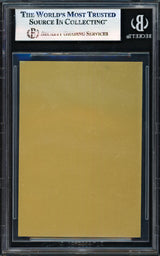 Johnny Bench Autographed 1989 Hall of Fame Metallic Plaque Card Cincinnati Reds Beckett BAS #17830391