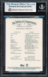 George Brett Autographed 2023 Topps Allen & Ginter Card #79 Kansas City Royals Beckett BAS #17830820