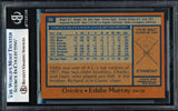 Eddie Murray Autographed 1978 Topps Rookie Card #36 Baltimore Orioles Beckett BAS #17830401