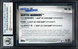 Ken Griffey Jr., Ichiro Suzuki & Felix Hernandez Autographed 2019 Topps Faces of the Franchise Black Card #FOF-26 Seattle Mariners Auto Grade Gem Mint 10 #135/299 Beckett BAS #17830096
