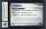 Ken Griffey Jr., Ichiro Suzuki & Felix Hernandez Autographed 2019 Topps Faces of the Franchise 150 years Card #FOF-26 Seattle Mariners Auto Grade Gem Mint 10 #55/150 Beckett BAS #17830098
