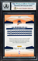 Stephen Curry Autographed 2009-10 Panini Card #307 Golden State Warriors Auto Grade Gem Mint 10 Beckett BAS #17855455