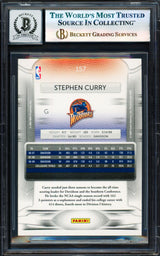 Stephen Curry Autographed 2009-10 Panini Prestige Card #157 Golden State Warriors Auto Grade Gem Mint 10 Beckett BAS #17855437