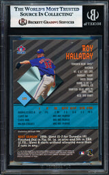 Roy Halladay Autographed 1997 Bowman's Best Rookie Card #134 Toronto Blue Jays Beckett BAS #17856347
