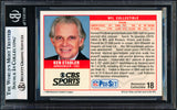 Ken Stabler Autographed 1989 Pro Set Card #18 Oakland Raiders Beckett BAS #17856505