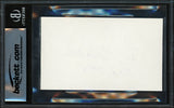 Ray Nitschke Autographed 3x5 Index Card Green Bay Packers "HOF 1978" Beckett BAS #17402437