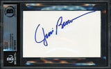 Jim Brown Autographed 3x5 Index Card Cleveland Browns Auto Grade Gem Mint 10 Beckett BAS #17401918