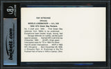 Ray Nitschke Autographed Postcard Green Bay Packers Auto Grade Gem Mint 10 "HOF 1978" Beckett BAS #17401885