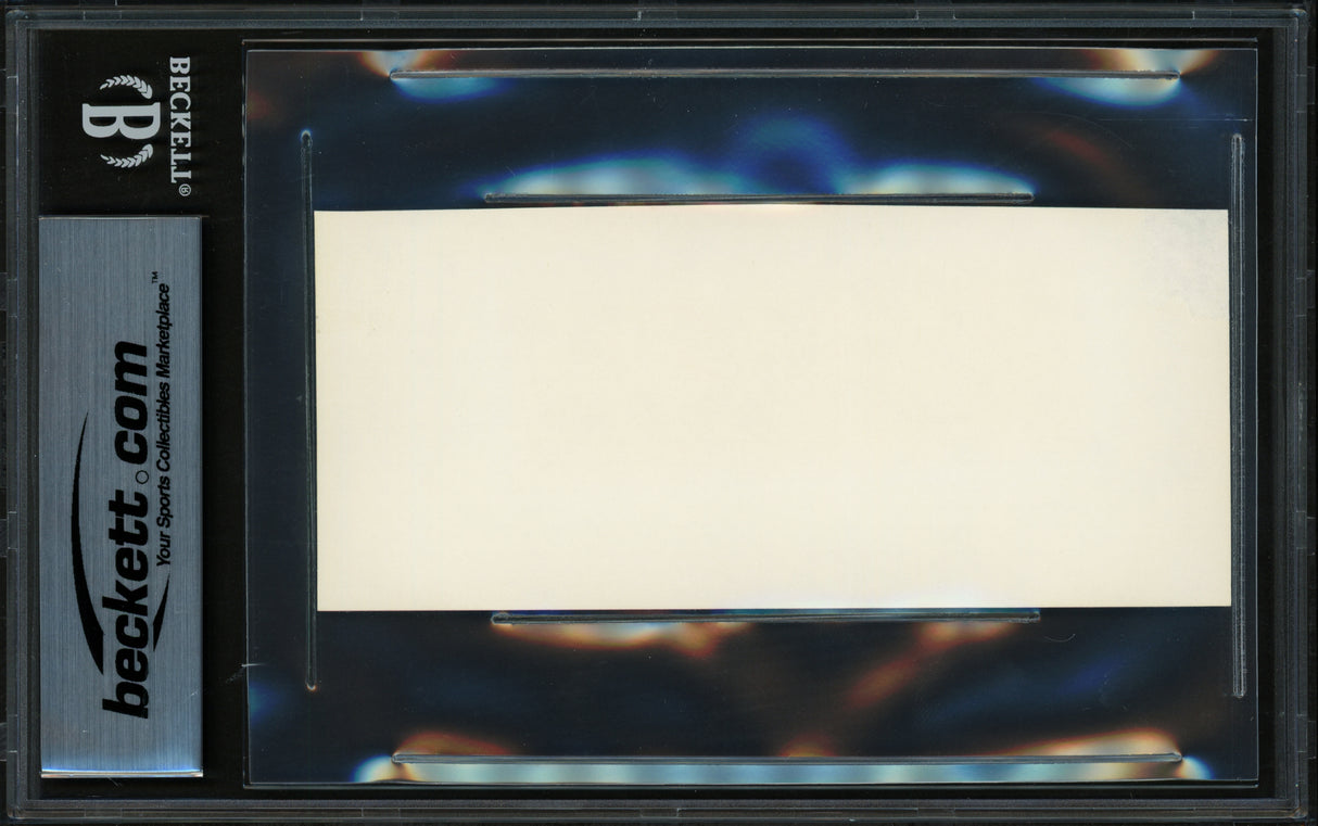 Roger Maris Autographed 2x5 Index Card New York Yankees Auto Grade Gem Mint 10 Beckett BAS #17856666