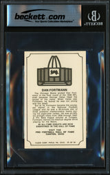 Dan Fortmann Autographed 1975 Fleer Card #20 Chicago Bears Beckett BAS #17856747