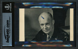 Connie Mack Autographed 3x5 Cut Signature Philadelphia A's Beckett BAS #17856786