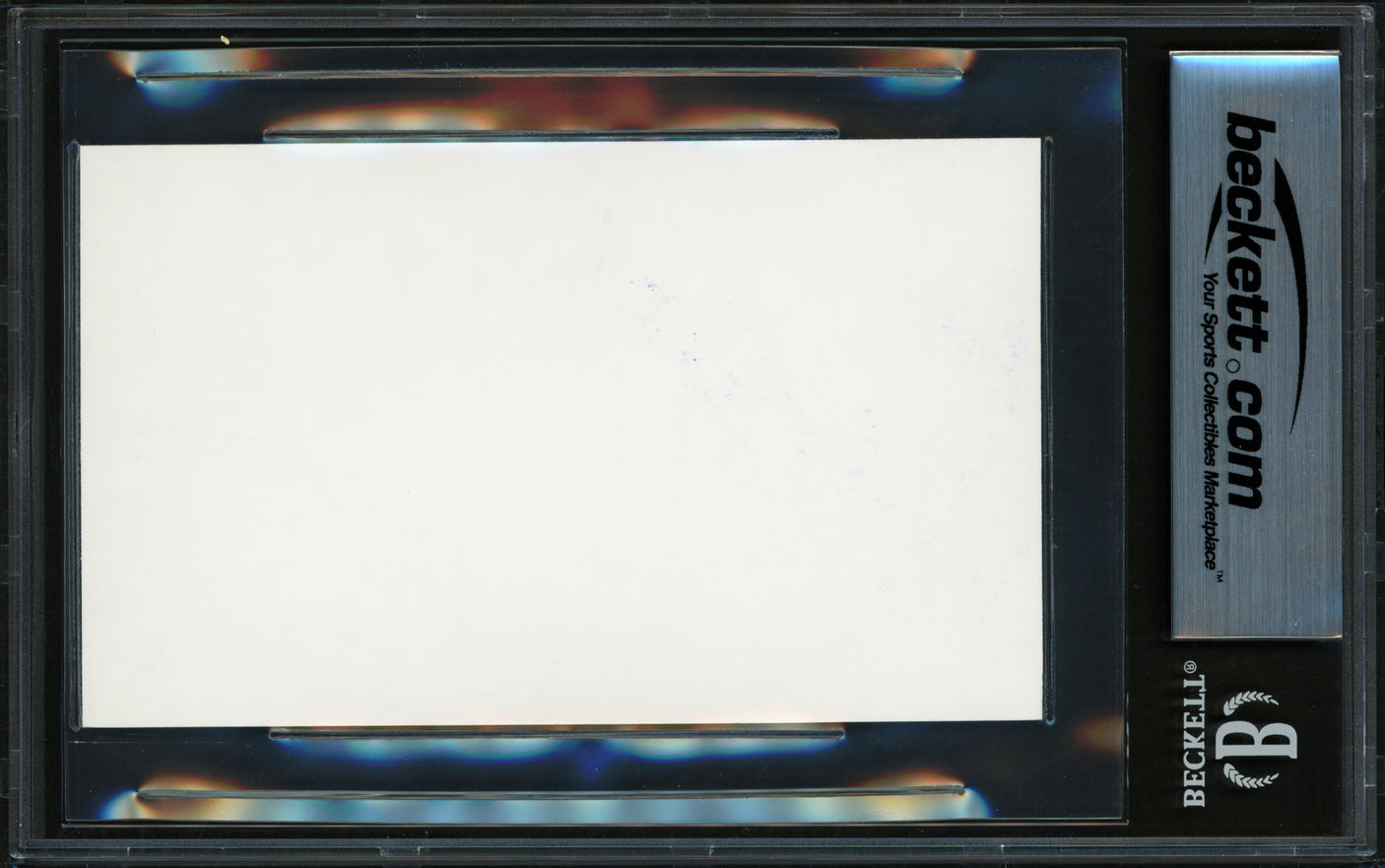 Jaime Jarrin Autographed 3x5 Index Card Los Angeles Dodgers Beckett BAS #17856848