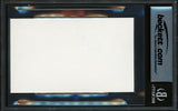 Jaime Jarrin Autographed 3x5 Index Card Los Angeles Dodgers Beckett BAS #17856848