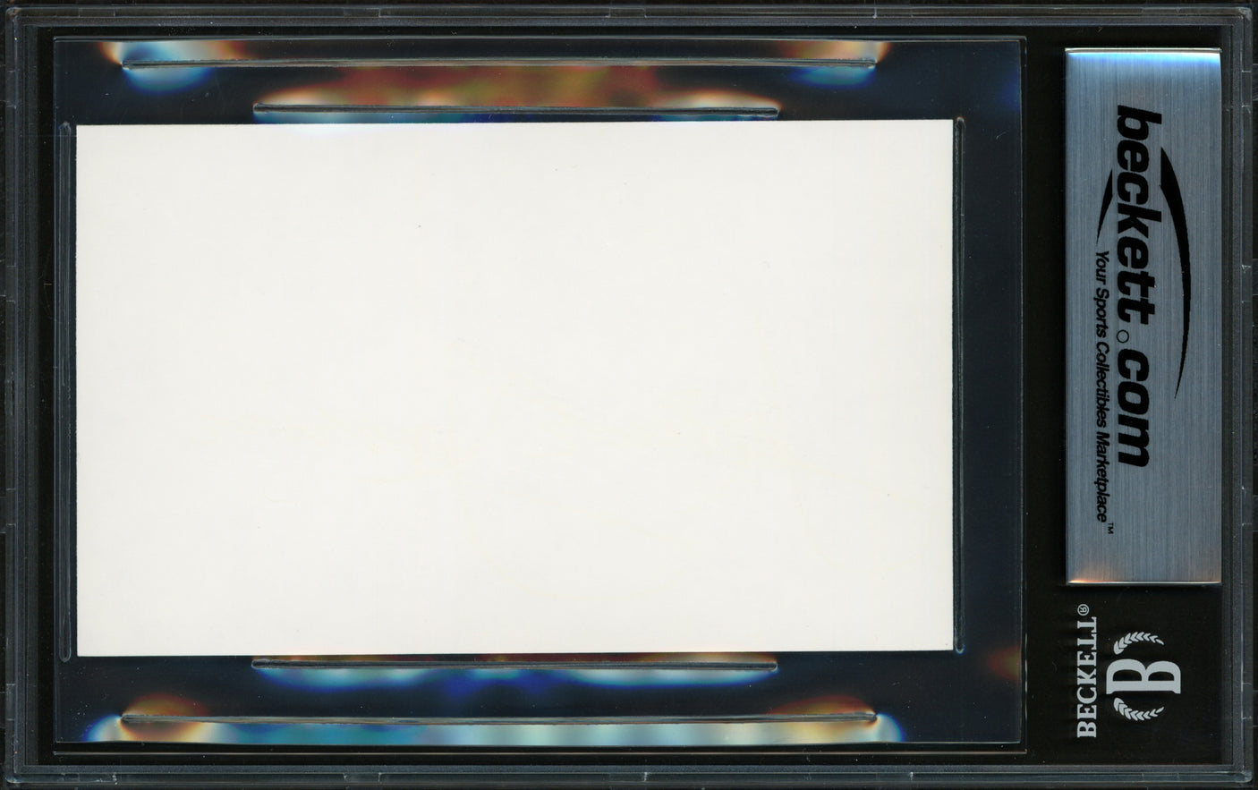 Jaime Jarrin Autographed 3x5 Index Card Los Angeles Dodgers Beckett BAS #17856849