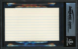 Willie Shoemaker Autographed 3x5 Index Card Horse Jockey Beckett BAS #17857339