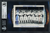 Joe DiMaggio Autographed 1974 36-'39 Yankee Dynasty TCMA Card New York Yankees Beckett BAS #17402023
