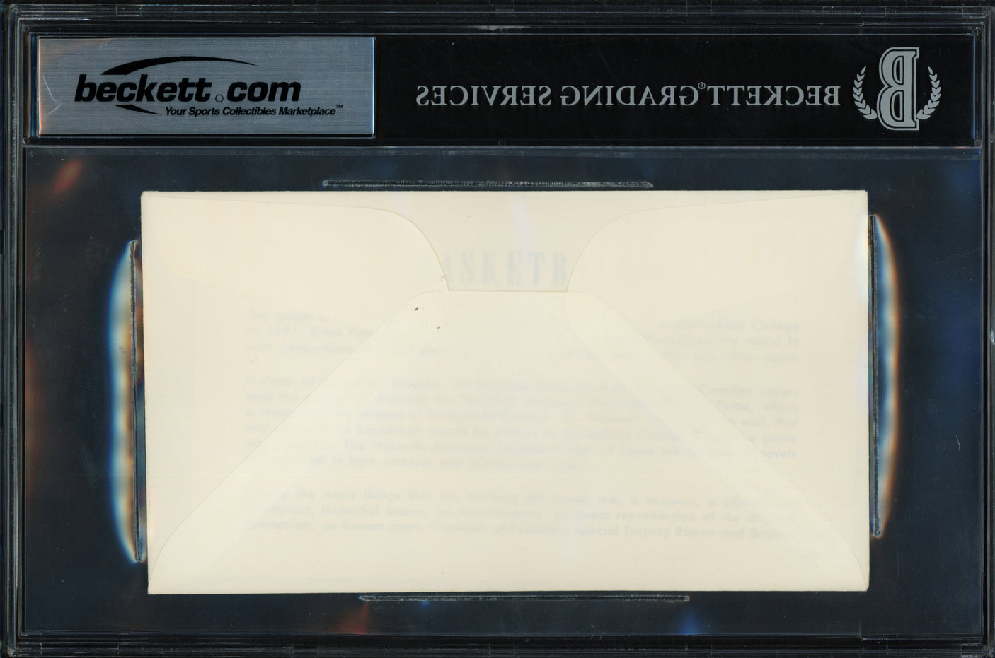 John Wooden Autographed 1961 First Day Cover UCLA Beckett BAS #17402120