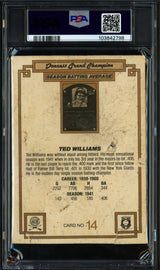 Ted Williams Autographed 1984 Donruss Champions Card #14 Boston Red Sox PSA/DNA #103642798
