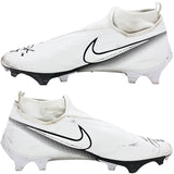 Justin Herbert Autographed Pair Of Game Used White & Black Nike Vapor 360 Pro Cleats Los Angeles Chargers "Game Used, Chargers 20 vs Falcons 17, 11/6/22, 245 Yds, & 1 TD" Beckett BAS Witness #W453564 & #W453565
