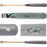 Bobby Witt Jr. Autographed Grey & Blonde Victus Pro Reserve Maple Baseball Bat Kansas City Royals Fanatics Holo Stock #239815