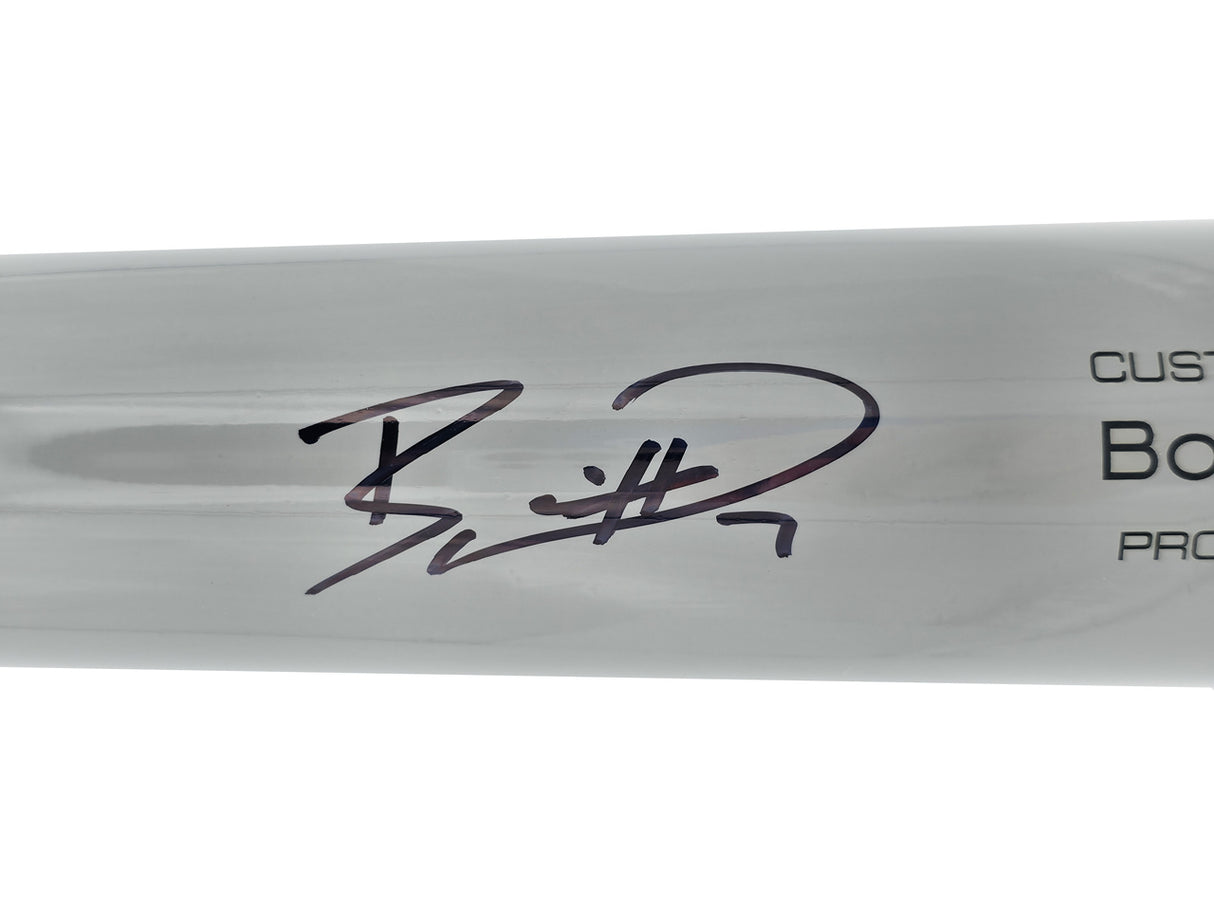 Bobby Witt Jr. Autographed Grey & Blonde Victus Pro Reserve Maple Baseball Bat Kansas City Royals Fanatics Holo Stock #239815
