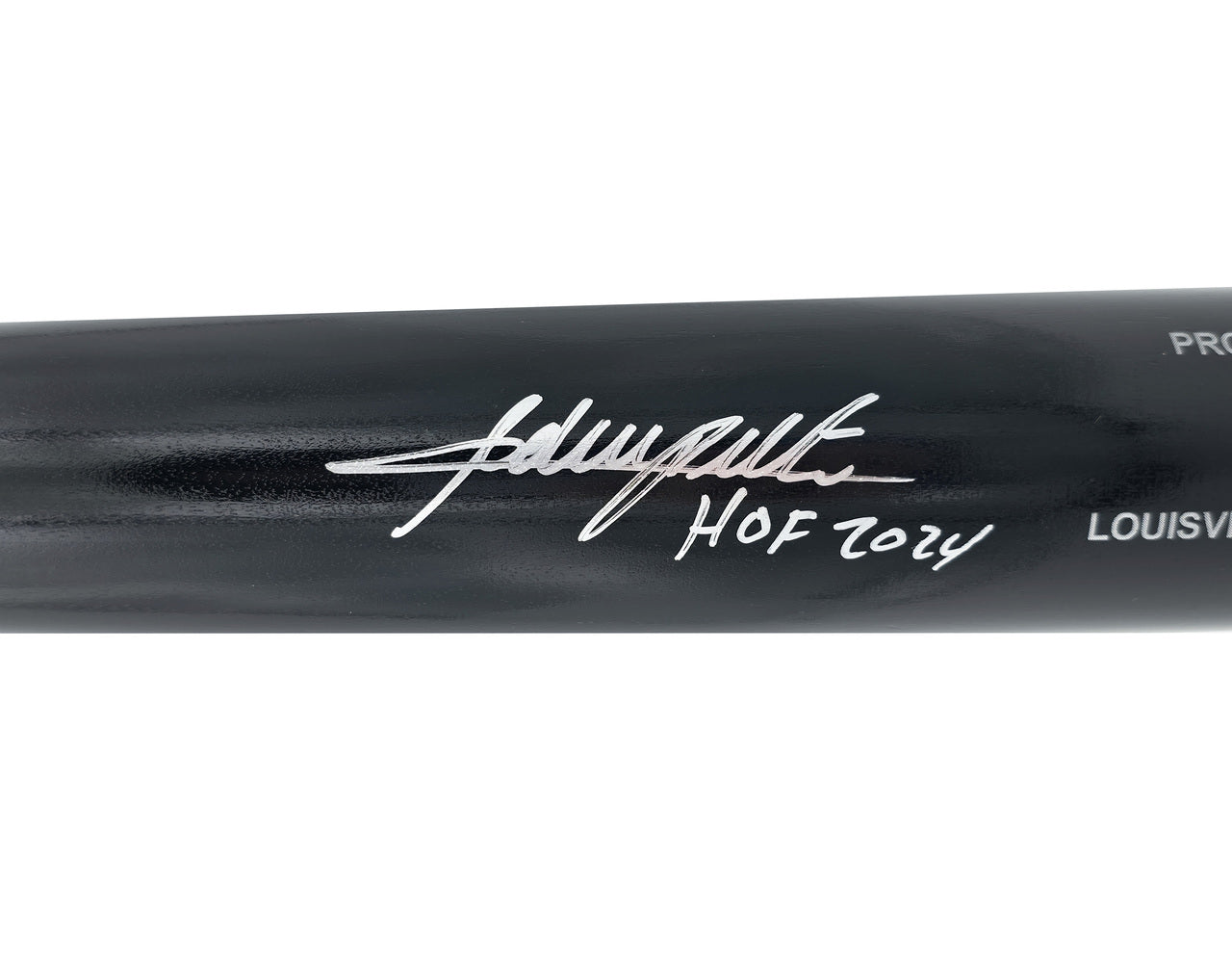 Adrian Beltre Autographed Black Louisville Slugger Pro Stock Baseball Bat Texas Rangers "HOF 2024" Beckett BAS Witness Stock #239820
