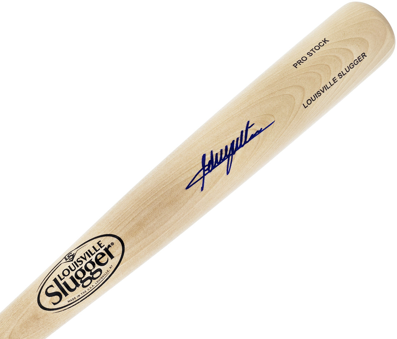 Adrian Beltre Autographed Blonde Louisville Slugger Pro Stock Baseball Bat Texas Rangers Beckett BAS Witness Stock #239823