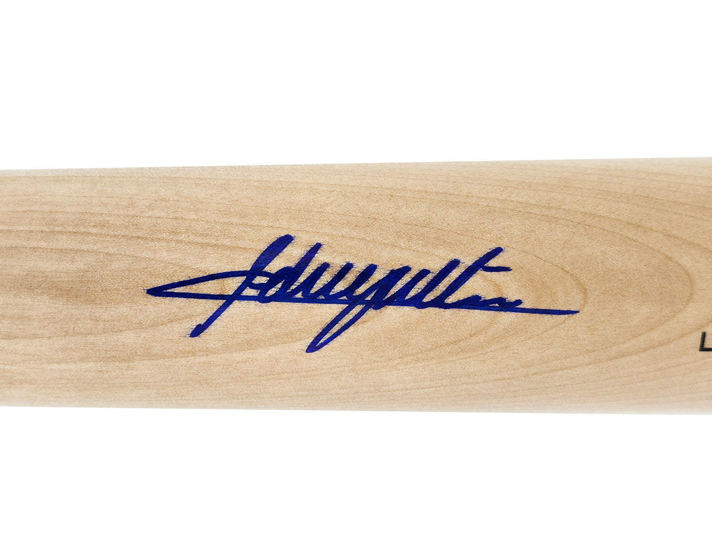 Adrian Beltre Autographed Blonde Louisville Slugger Pro Stock Baseball Bat Texas Rangers Beckett BAS Witness Stock #239823