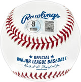 Adrian Beltre Autographed Official 3000th Hit Logo MLB Baseball Texas Rangers Beckett BAS Witness Stock #239817