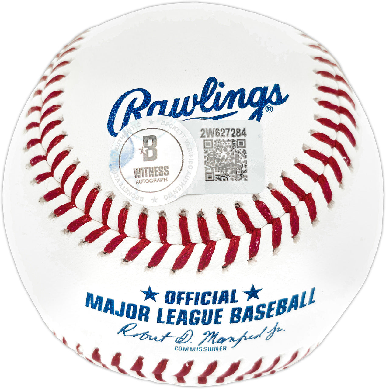 Adrian Beltre Autographed Official MLB Baseball Texas Rangers "HOF 2024" Beckett BAS Witness Stock #239818