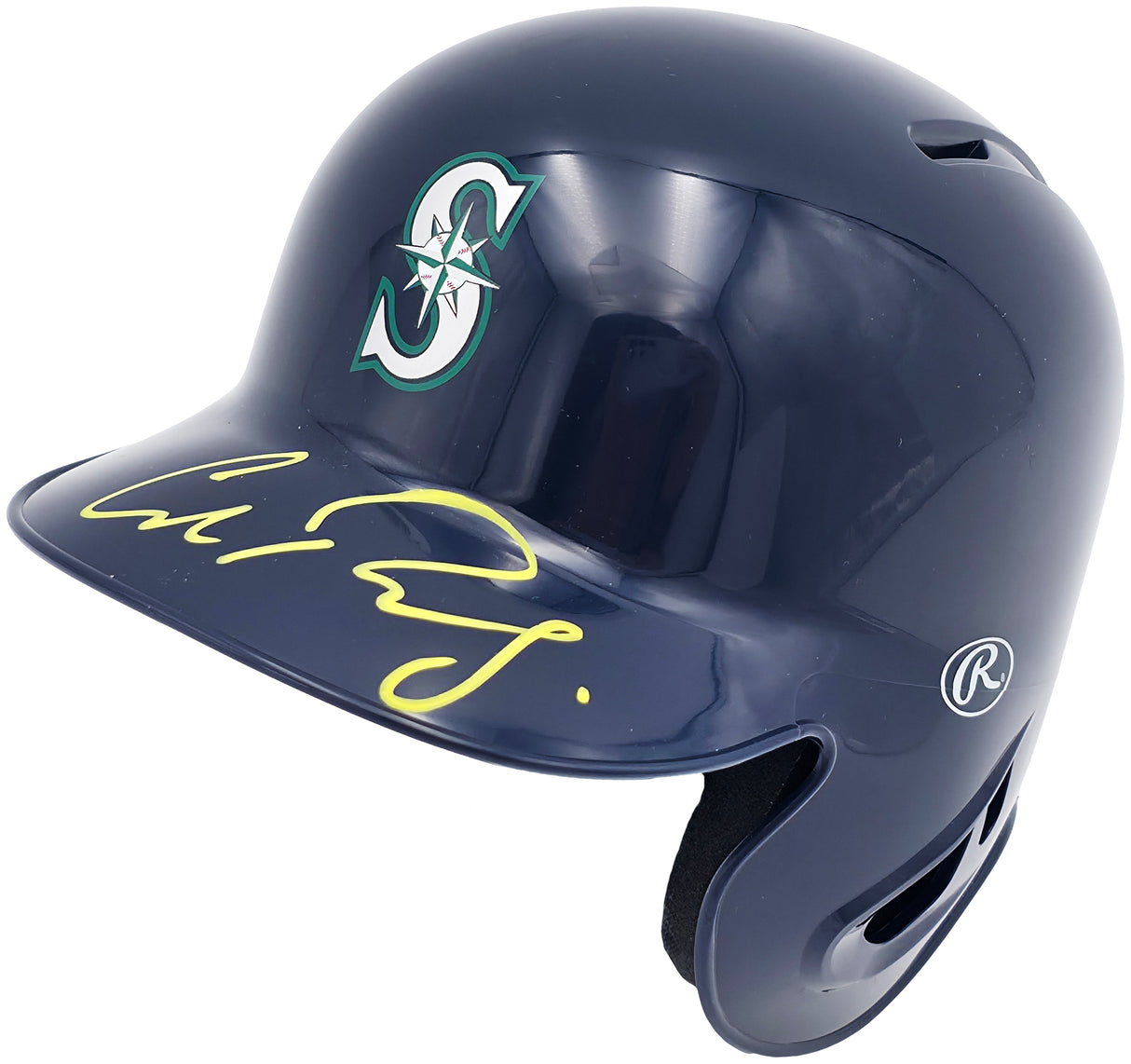 Cal Raleigh Autographed Seattle Mariners Navy Blue Mini Helmet Fanatics & MLB Holo Stock #241372