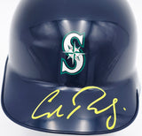 Cal Raleigh Autographed Seattle Mariners Navy Blue Mini Helmet Fanatics & MLB Holo Stock #241372