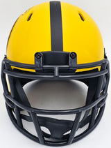 Hines Ward Autographed Pittsburgh Steelers Gold Rave Speed Mini Helmet Beckett BAS Witness Stock #241388