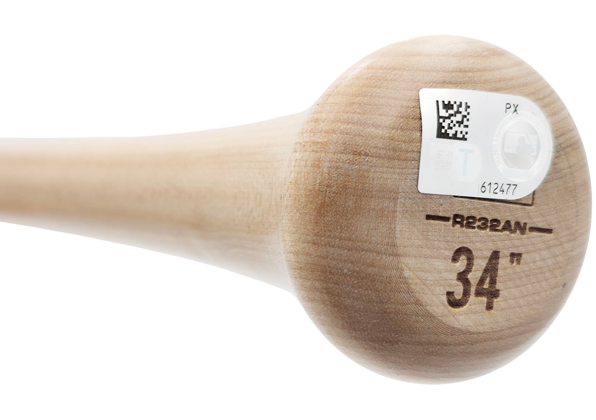 Cal Raleigh Autographed Blonde Rawlings Pro Baseball Bat Seattle Mariners "Big Dumper" Fanatics & MLB Holo Stock #241377