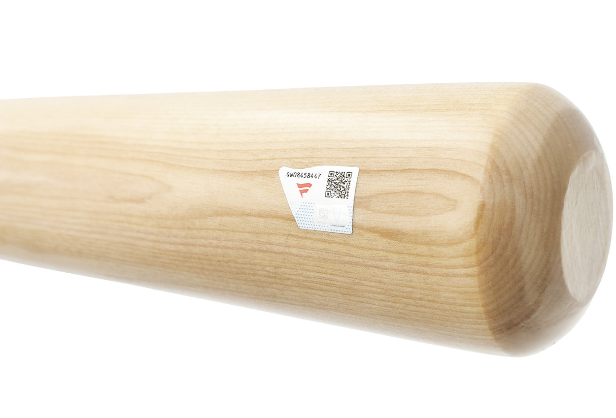 Cal Raleigh Autographed Blonde Rawlings Pro Baseball Bat Seattle Mariners "Big Dumper" Fanatics & MLB Holo Stock #241377