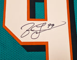 Miami Dolphins Jason Taylor Autographed Teal Jersey Beckett BAS Witness Stock #239803