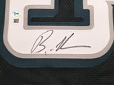 Philadelphia Eagles Brandon Graham Autographed Black Super Bowl Stats Jersey Beckett BAS Witness Stock #239891