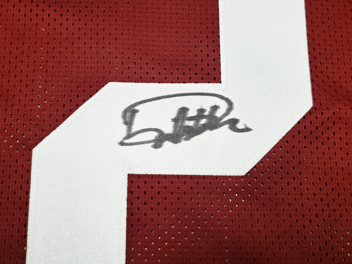 Alabama Crimson Tide Derrick Henry Autographed Maroon Jersey Beckett BAS Witness Stock #239853