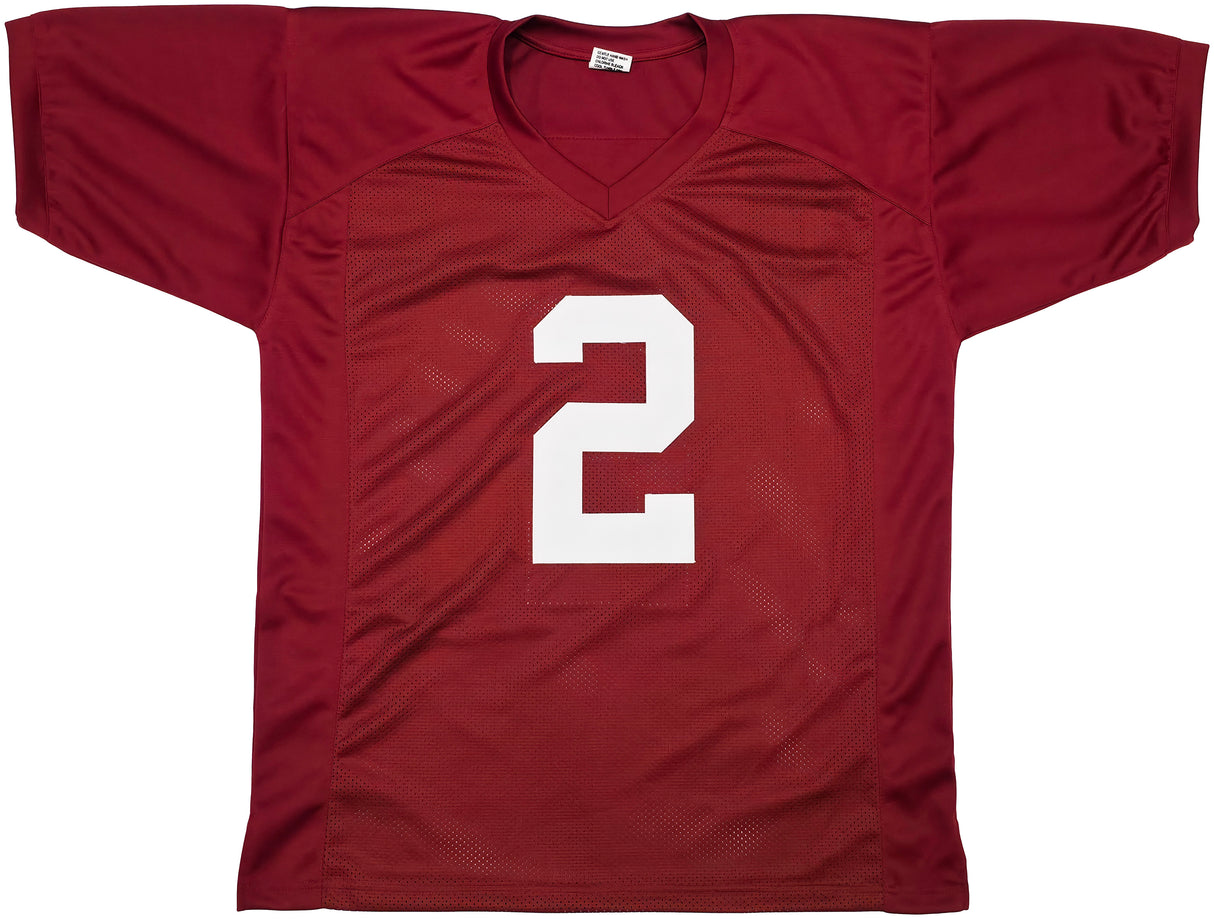 Alabama Crimson Tide Derrick Henry Autographed Maroon Jersey Beckett BAS Witness Stock #239853