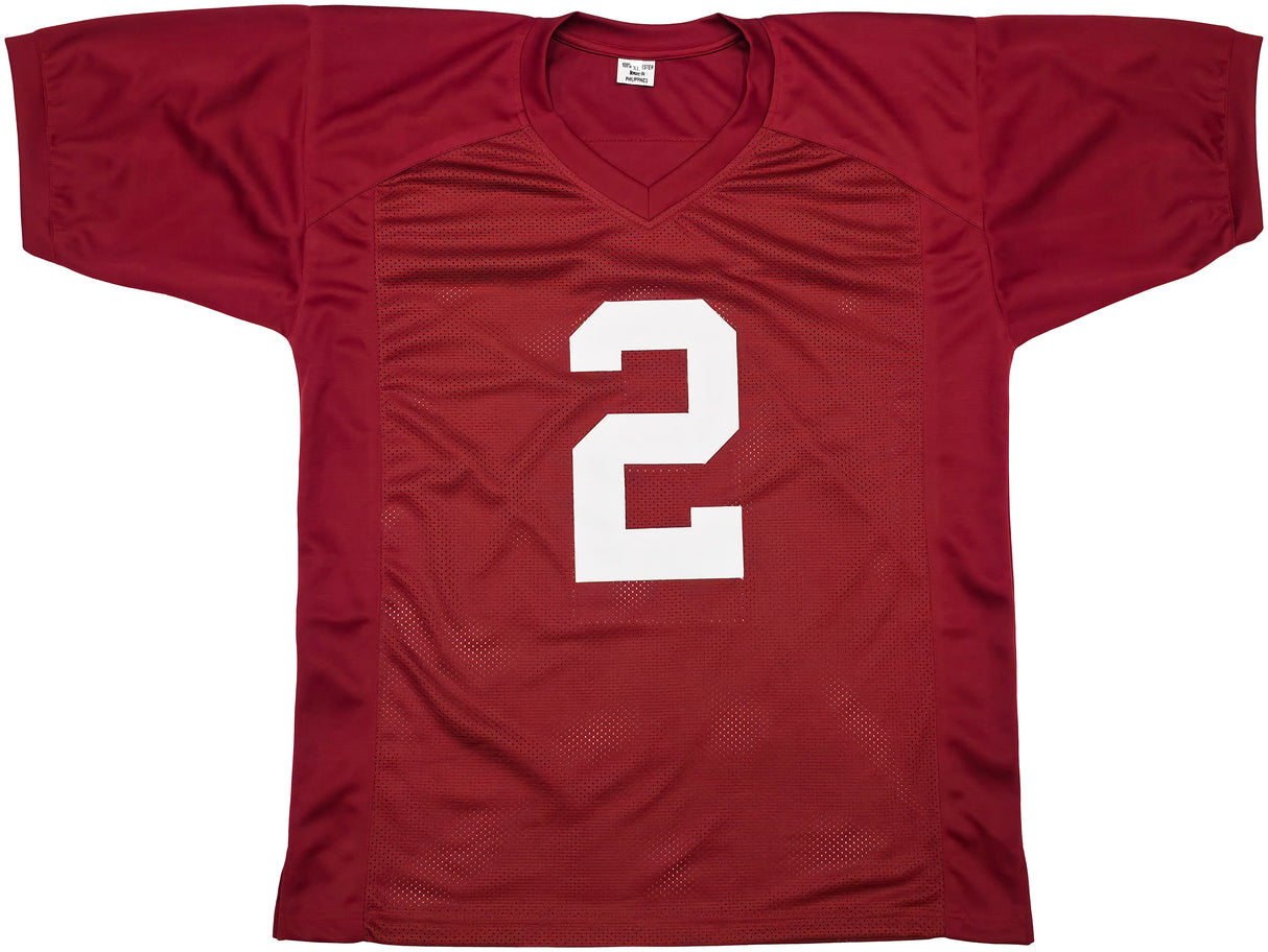 Alabama Crimson Tide Derrick Henry Autographed Maroon Jersey "15 Heisman" Beckett BAS Witness Stock #239852