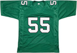 Philadelphia Eagles Brandon Graham Autographed Kelly Green Super Bowl Stats Jersey Beckett BAS Witness Stock #239893